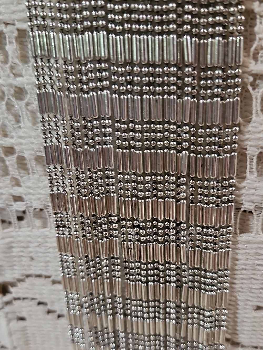 PLUNDER DESIGN "Ainsley" Silver Multi-Strand Bead Chain Bracelet - Picture 5 of 5